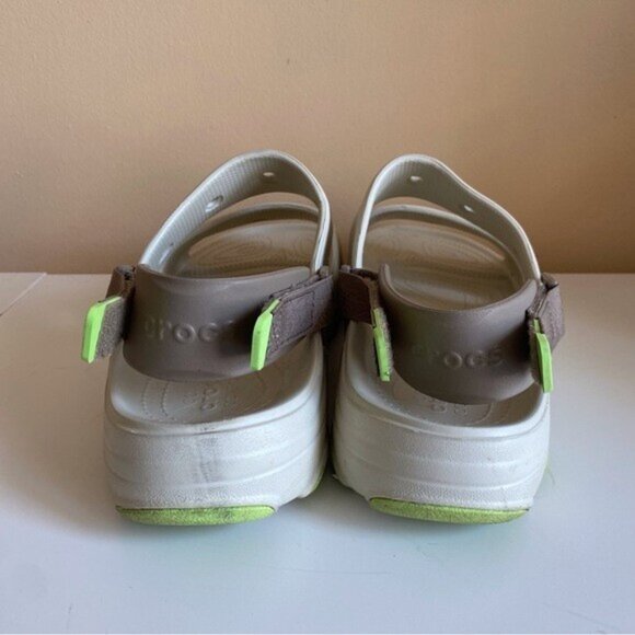 CROCS Classic All Terrain Sandal Mens 13 Bone Double Strapped - Picture 4 of 7